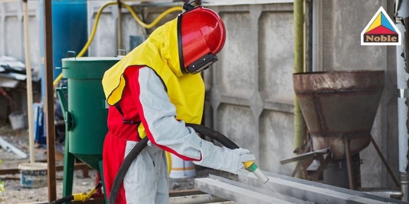 Powder Coating sandblasting (edited)