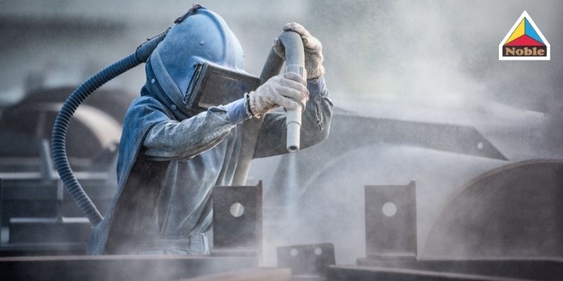 Sandblasting powder